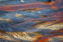 Runoff From Yellowstone's Grand Prismatic Pool